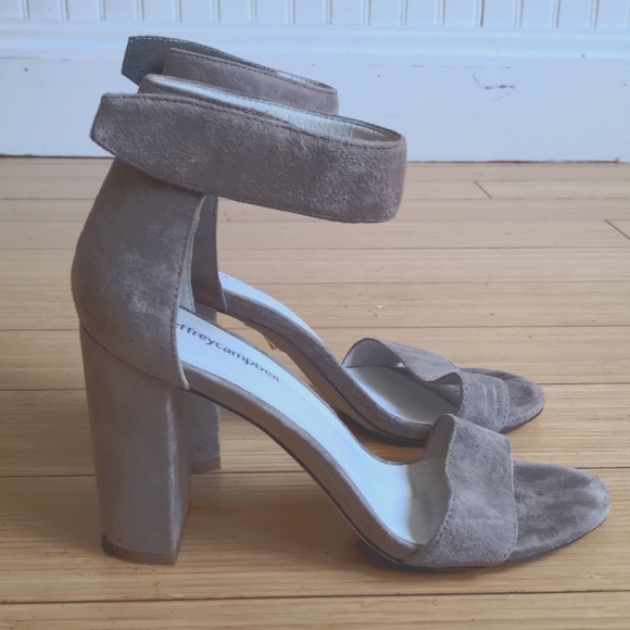 Jeffrey Campbell heeled suede sandals - Picture 1 of 3